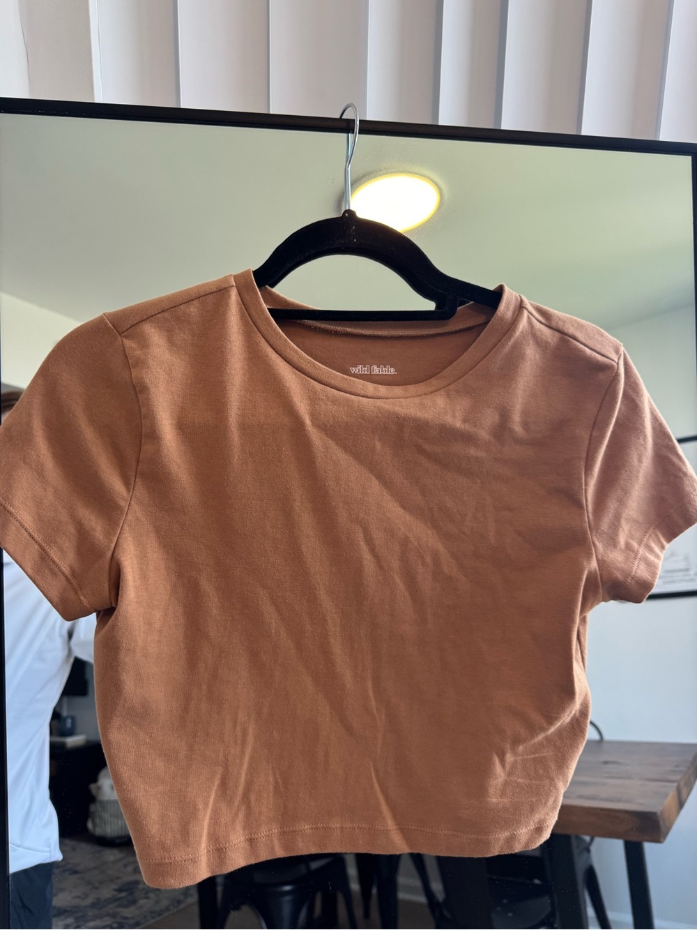 wild fable Short Sleeve Tee in Rust Brown
